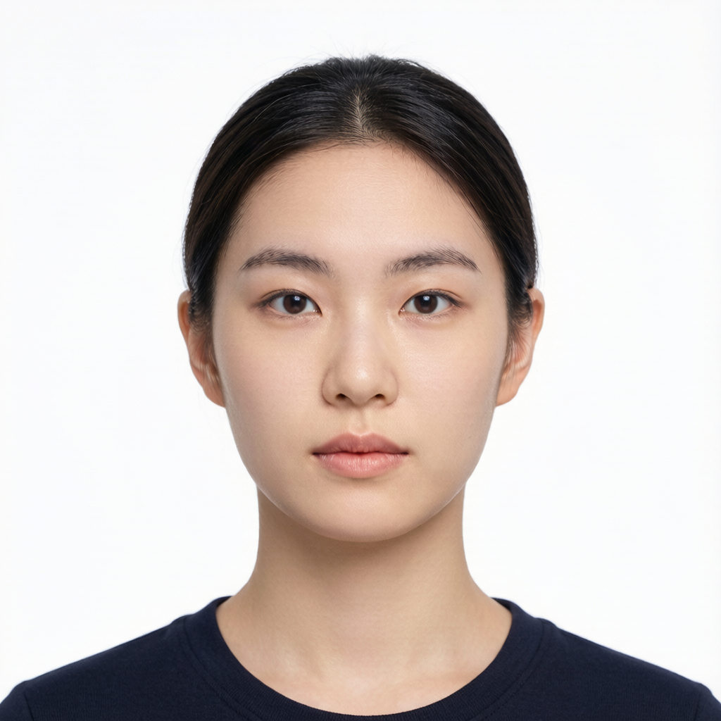 AI-generated ID Photo example